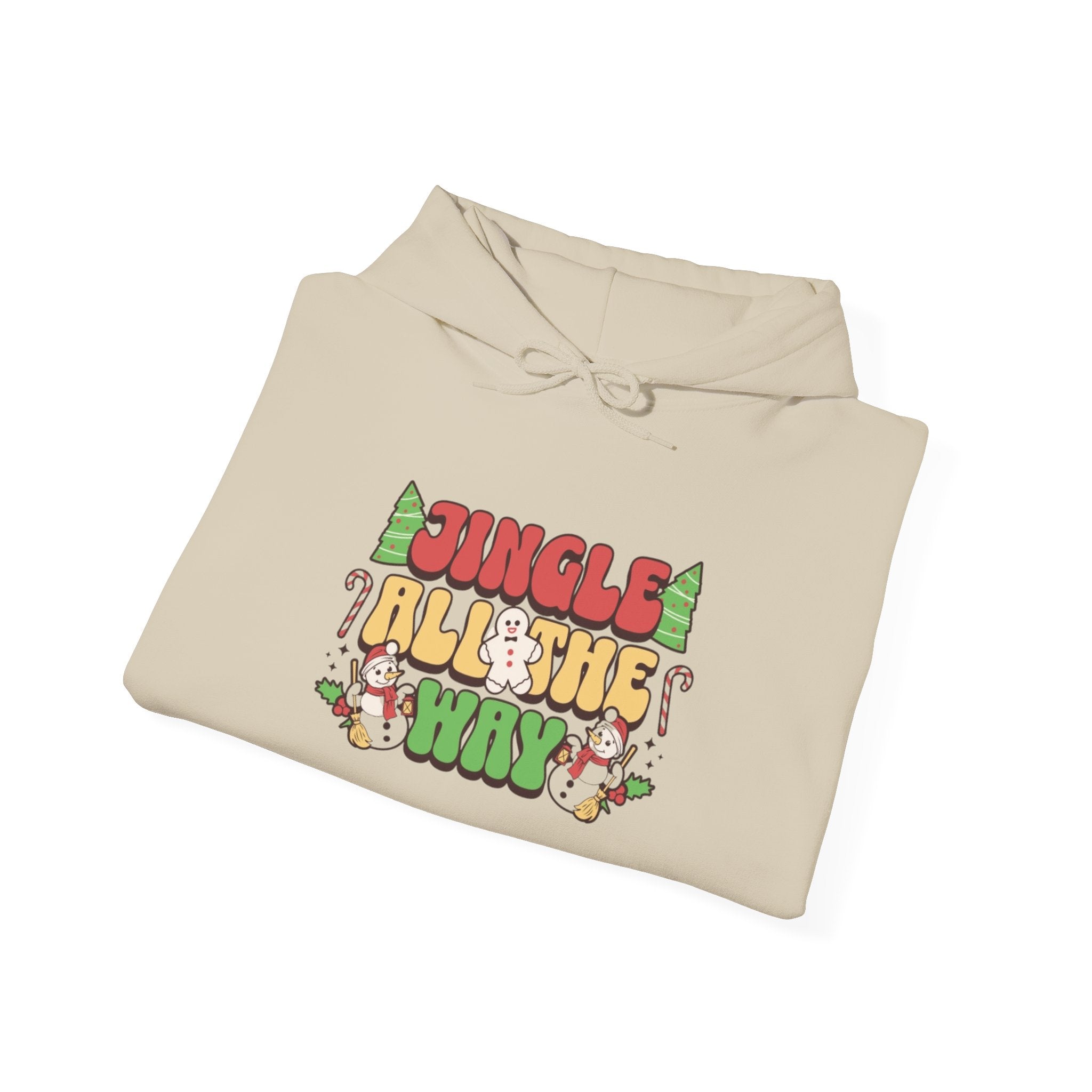 "JINGLE ALL THE WAY" Christmas hoodie
