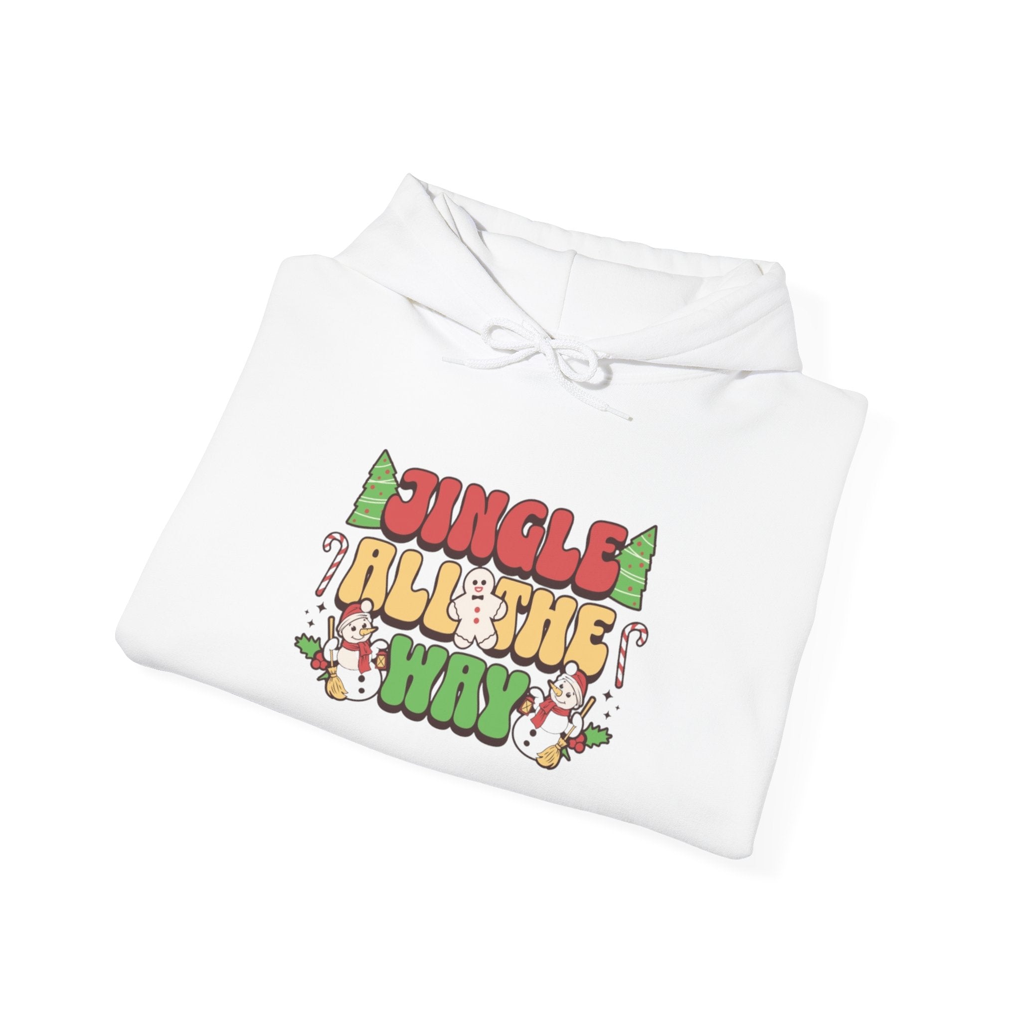 "JINGLE ALL THE WAY" Christmas hoodie
