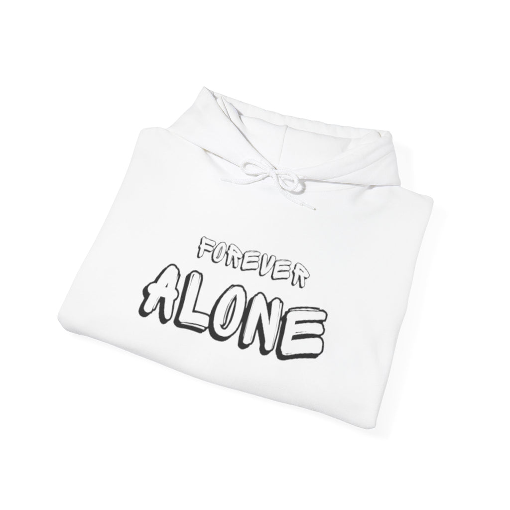 "FOREVER ALONE" street wear hoodie