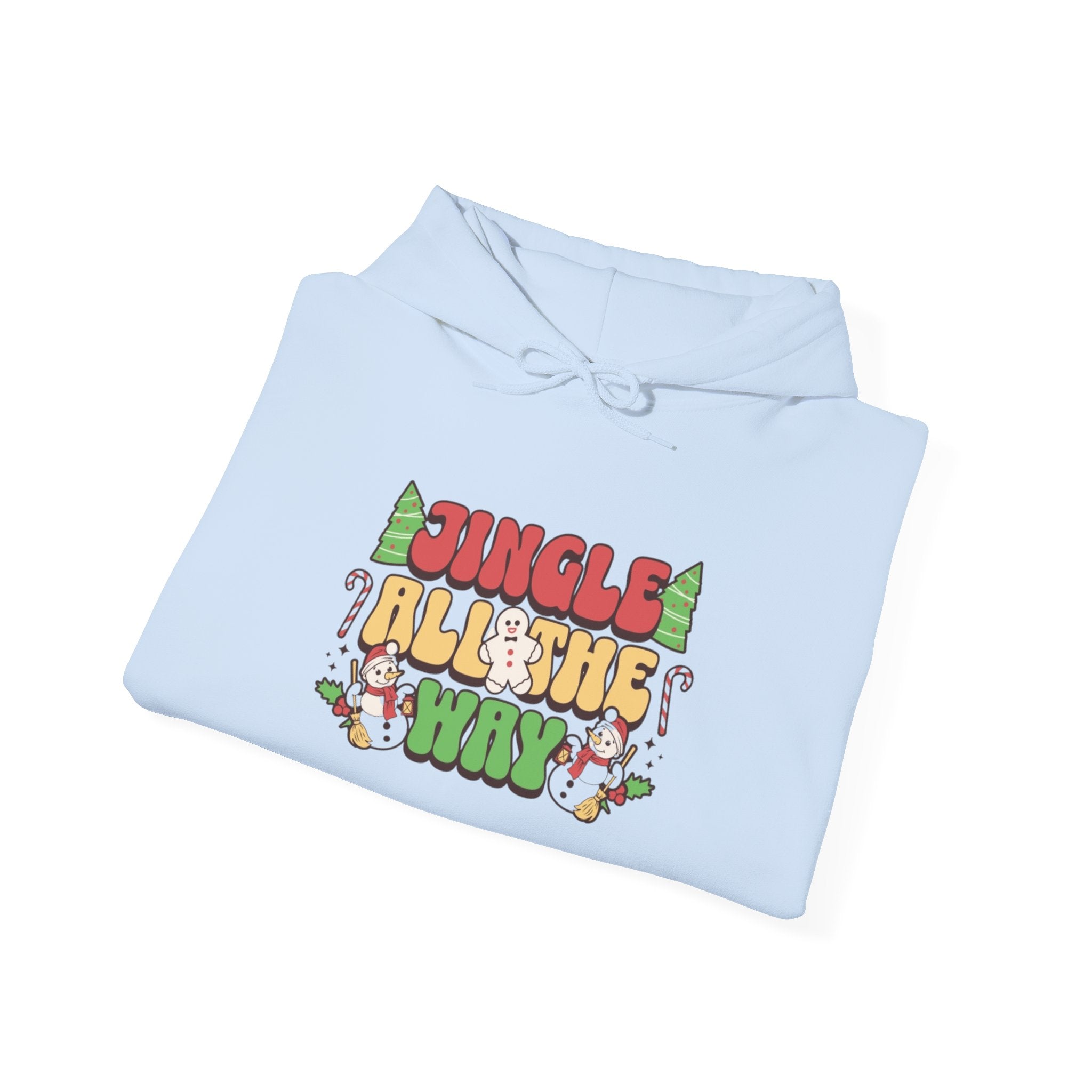 "JINGLE ALL THE WAY" Christmas hoodie