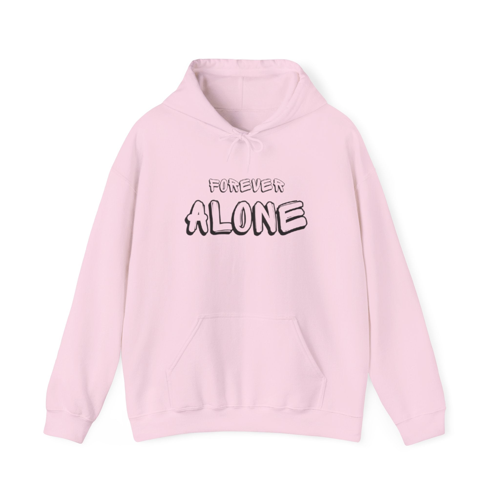 "FOREVER ALONE" street wear hoodie