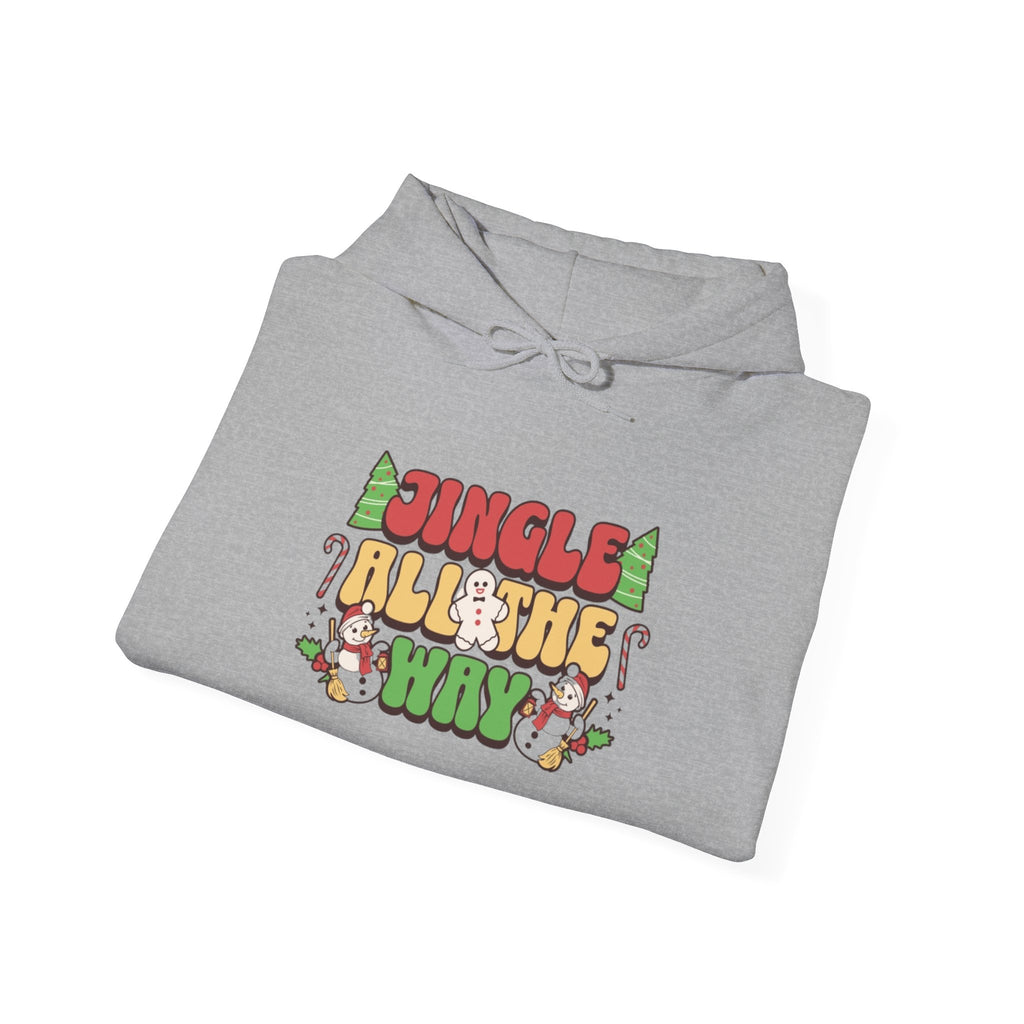 "JINGLE ALL THE WAY" Christmas hoodie