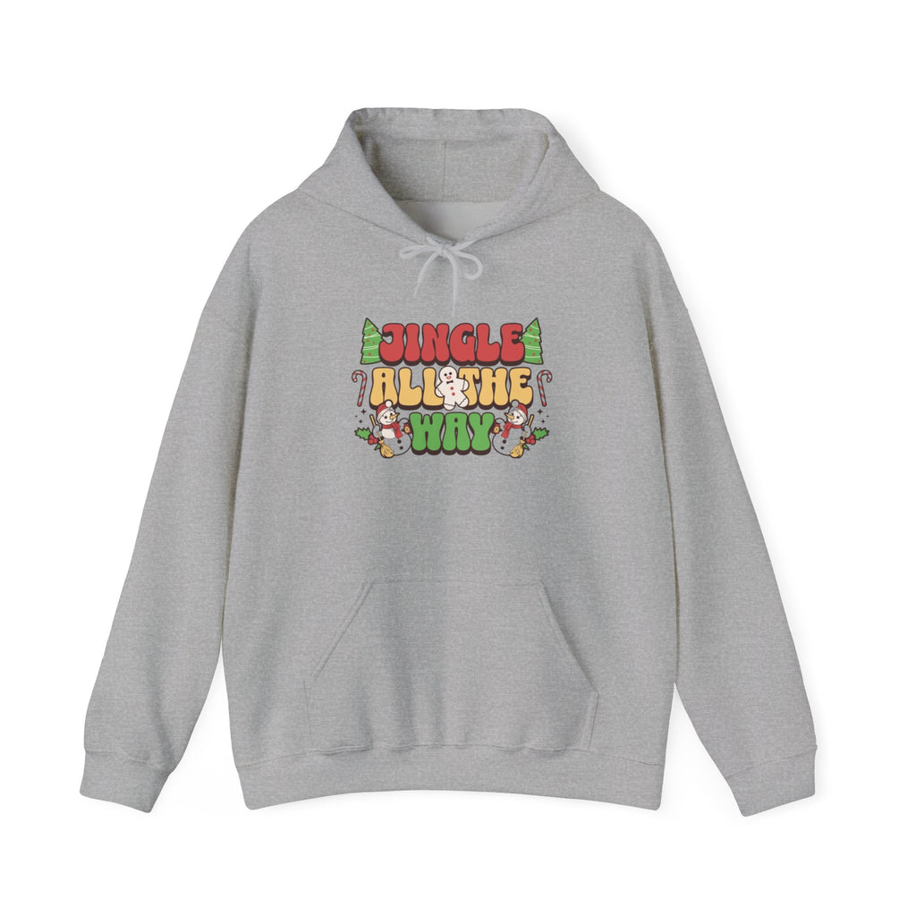 "JINGLE ALL THE WAY" Christmas hoodie